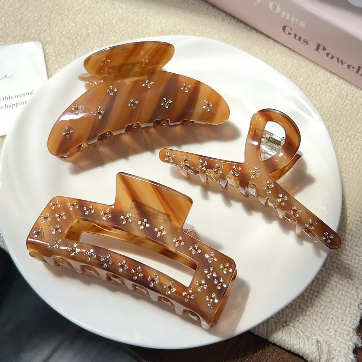 Vintage Diamond Hairpin Clip for Women