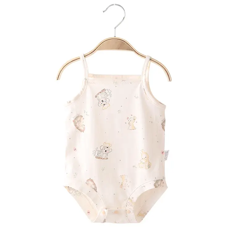 Infant Toddler All-Season Romper Set White Cactus Print - Image 32