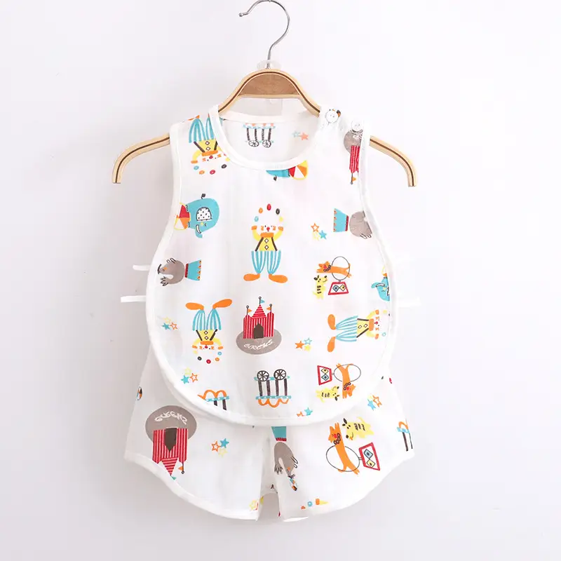 Infant Toddler All-Season Romper Set White Cactus Print - Image 13