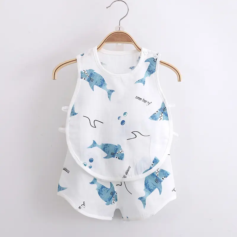 Infant Toddler All-Season Romper Set White Cactus Print - Image 14