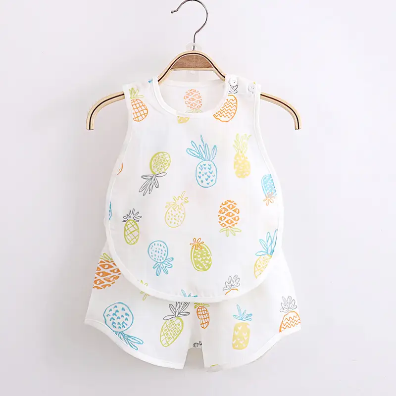 Infant Toddler All-Season Romper Set White Cactus Print - Image 16