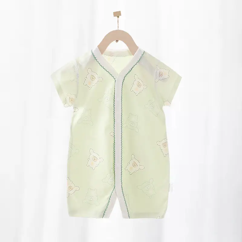 Infant Toddler All-Season Romper Set White Cactus Print - Image 28