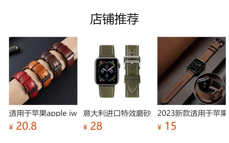 Apple Watch 3 Ring Buckle Frosted Leather Strap 22mm — feature 1