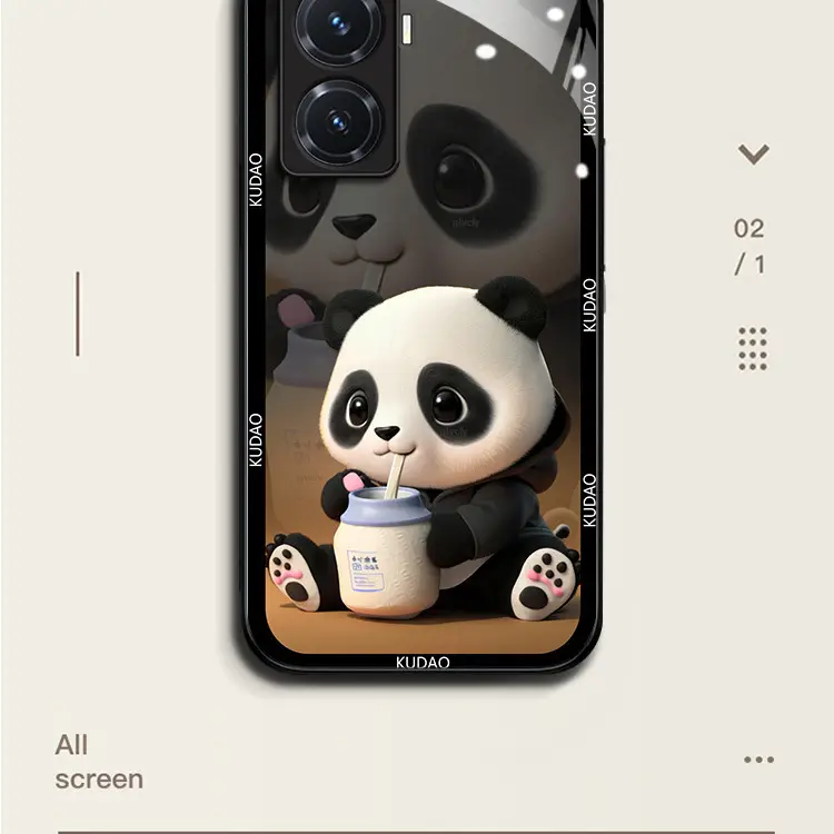 Panda Cartoon Phone Case for y76s All-inclusive Protective Cover — feature 4