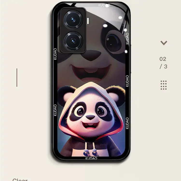 Panda Cartoon Phone Case for y76s All-inclusive Protective Cover — feature 7