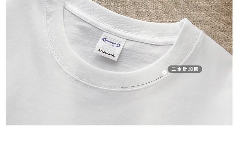 Women Pure Cotton T-Shirt White Short Sleeve Loose Fit — feature 13