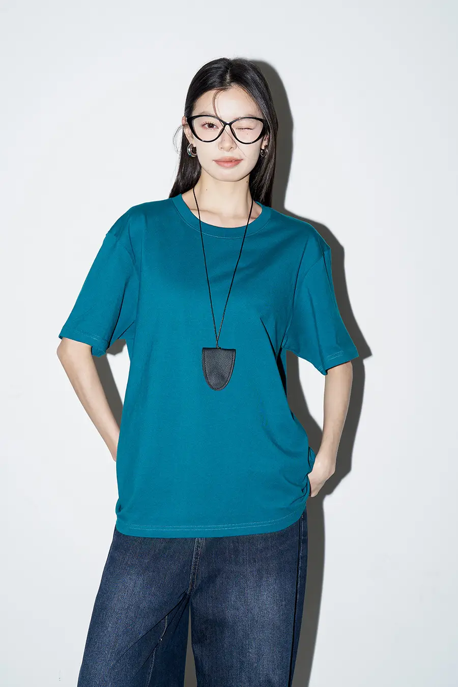Women Pure Cotton T-Shirt White Short Sleeve Loose Fit