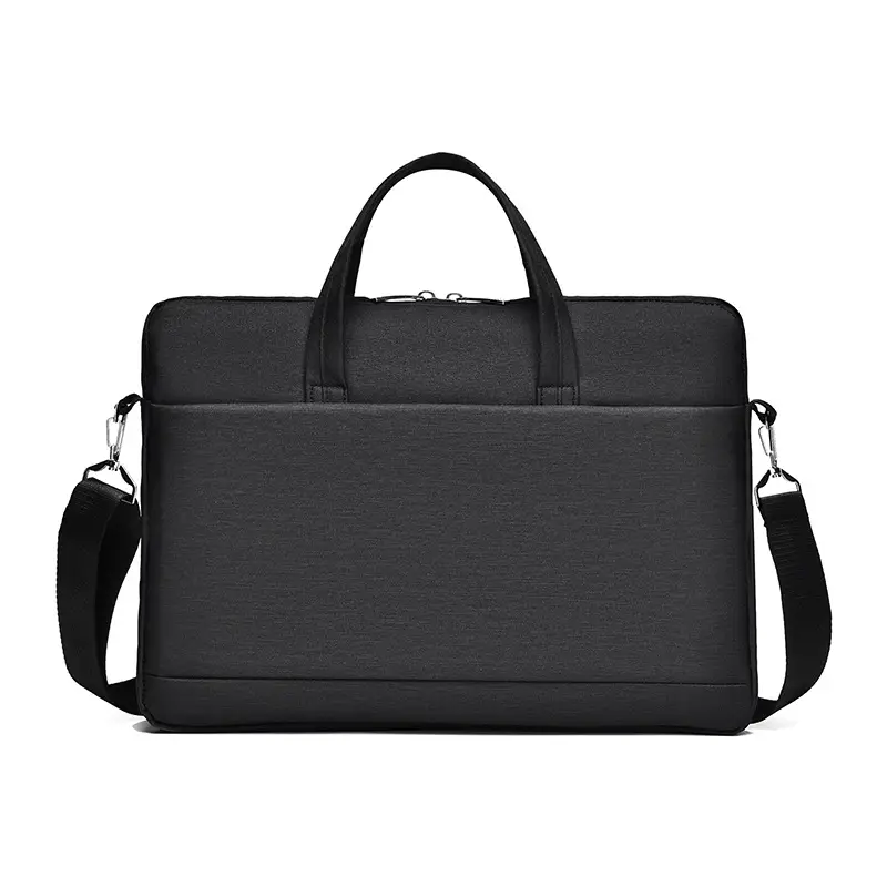 Black Lightweight Business Laptop Shoulder Bag - Image 11