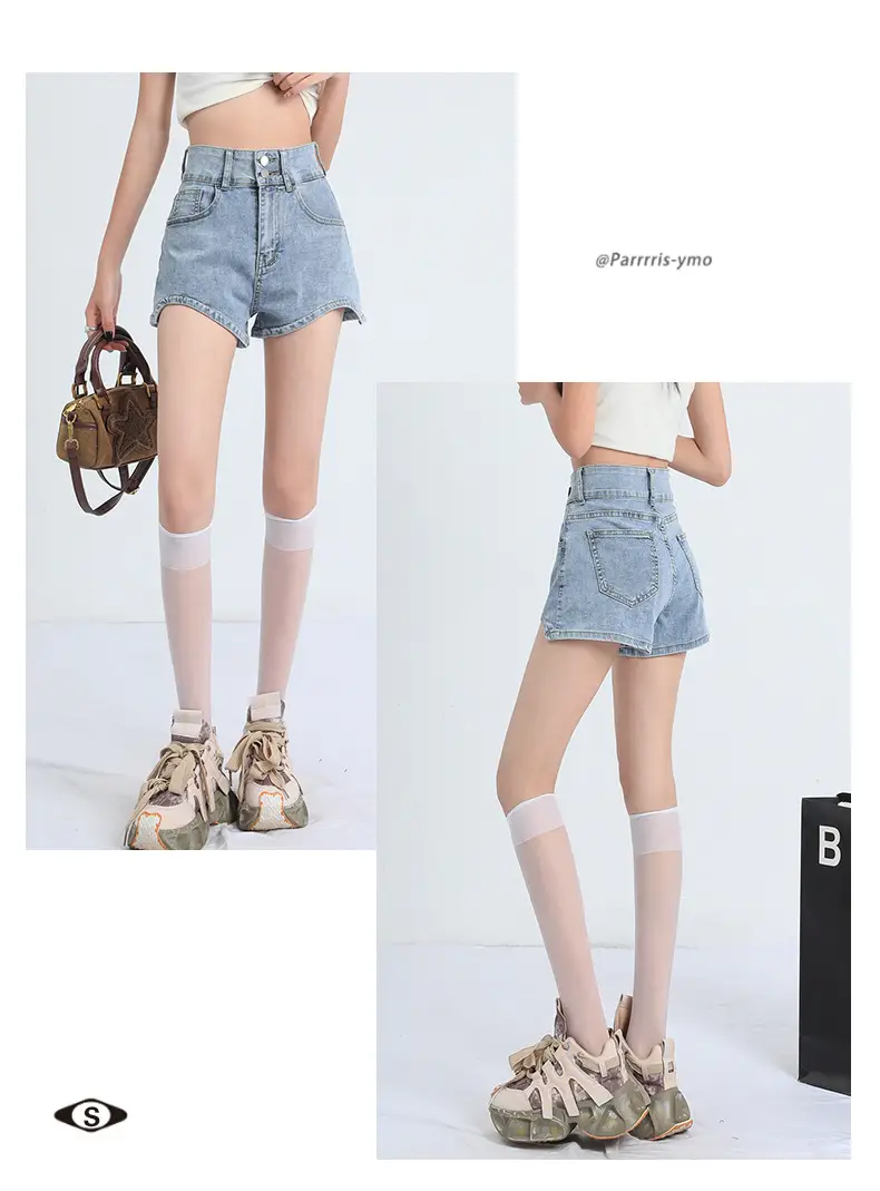 Black High-Waisted Denim Shorts Women Summer 2025 — feature 13