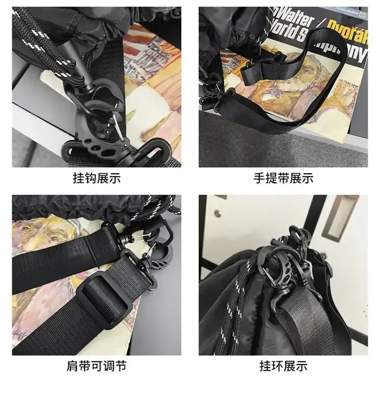 Black Crossbody & Shoulder Bag Set for Men Women — feature 38