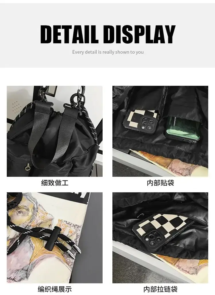 Black Crossbody & Shoulder Bag Set for Men Women — feature 39