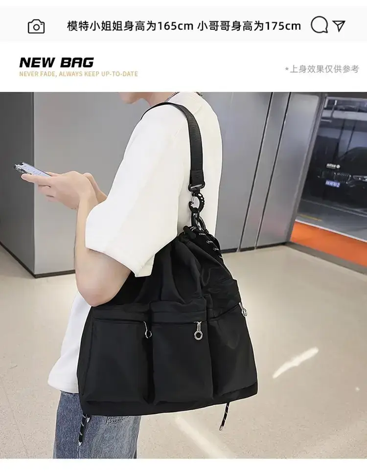 Black Crossbody & Shoulder Bag Set for Men Women — feature 6