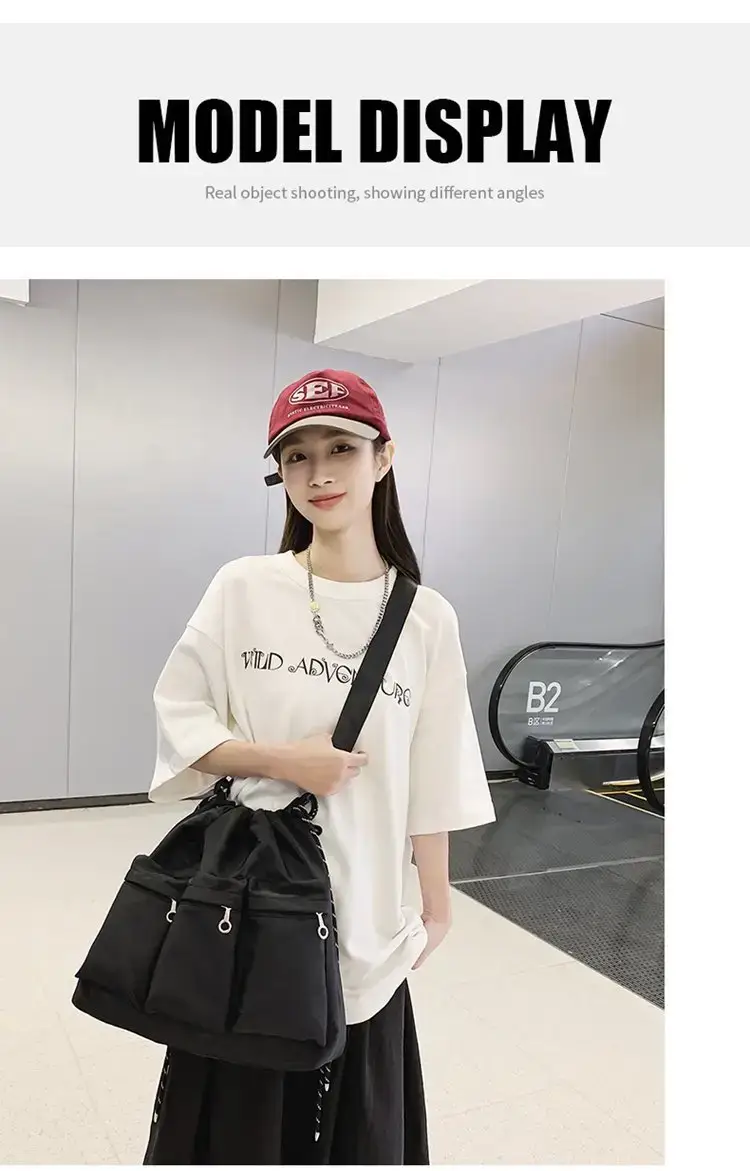 Black Crossbody & Shoulder Bag Set for Men Women — feature 7