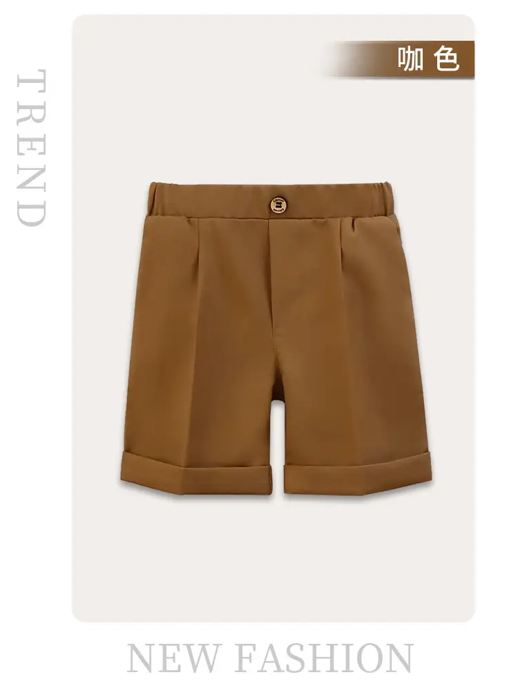 Children Striped Shorts Summer Suit Pants Small Middle School — feature 13