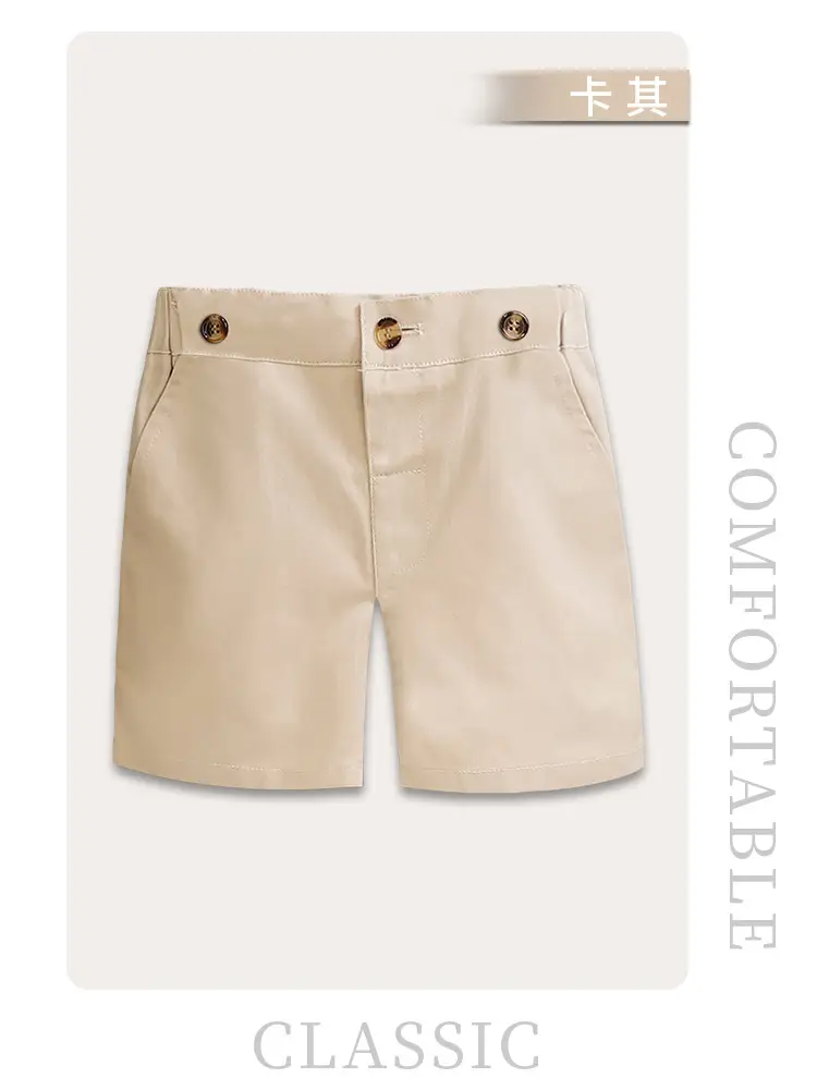 Children Striped Shorts Summer Suit Pants Small Middle School — feature 23