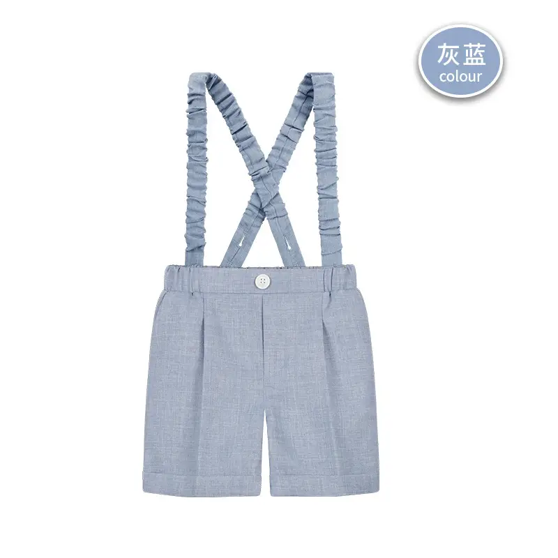 Children Striped Shorts Summer Suit Pants Small Middle School - Image 19