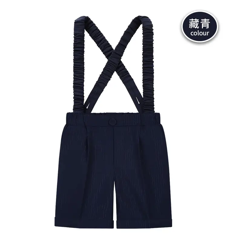 Children Striped Shorts Summer Suit Pants Small Middle School - Image 24