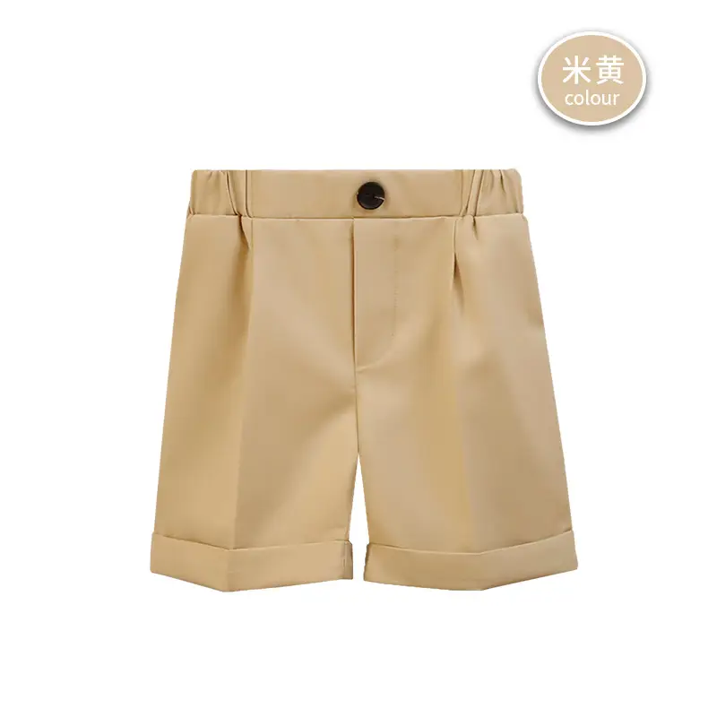 Children Striped Shorts Summer Suit Pants Small Middle School - Image 3