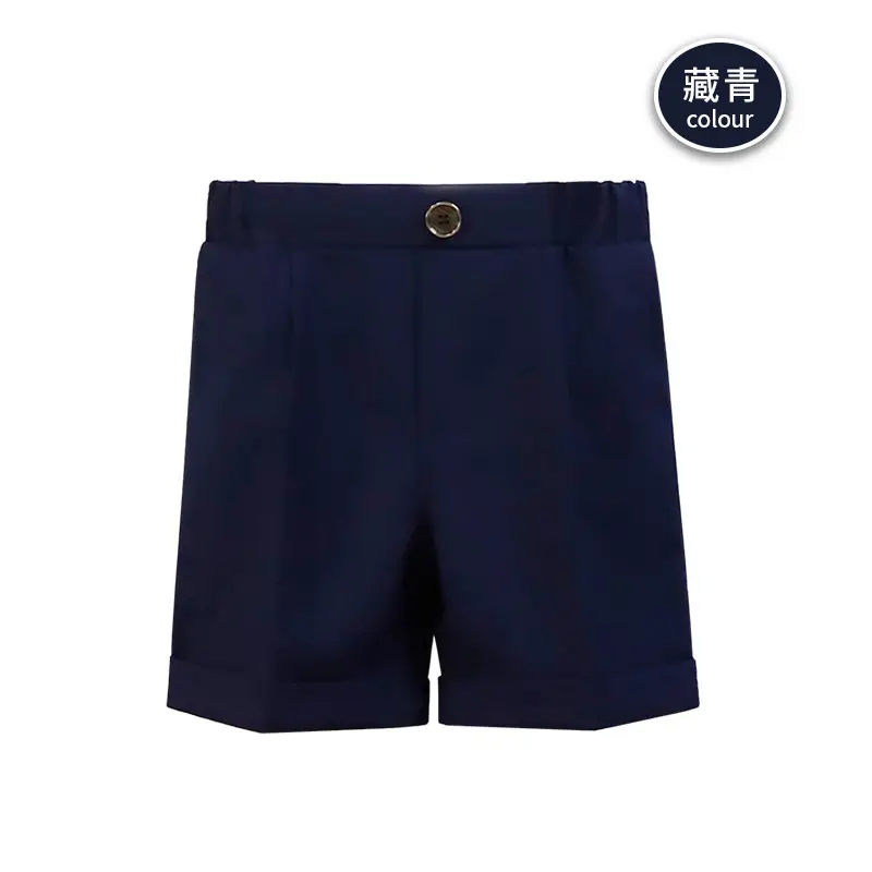 Children Striped Shorts Summer Suit Pants Small Middle School - Image 5