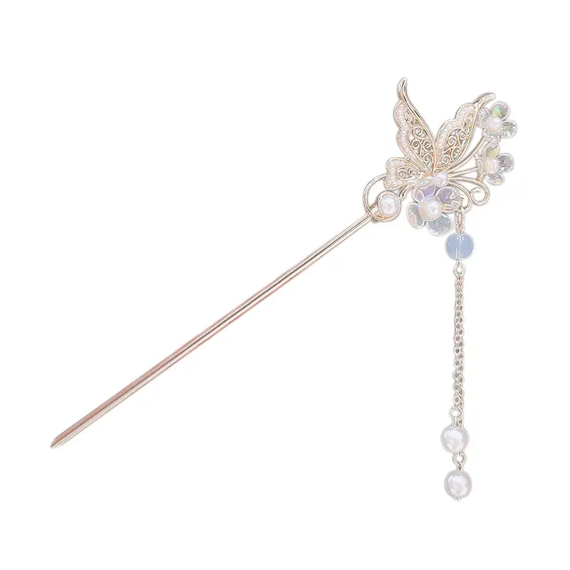 Butterfly Hairpin with Tassel for Women - Image 6
