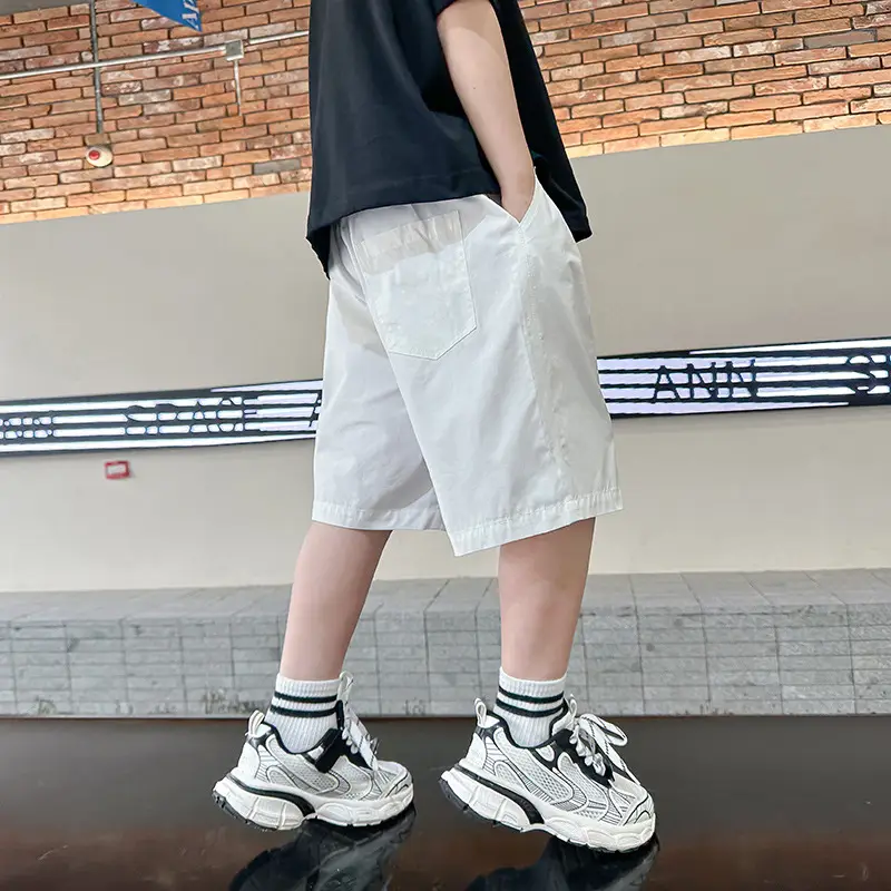Kids White Western Shorts Summer 2025 - Image 5
