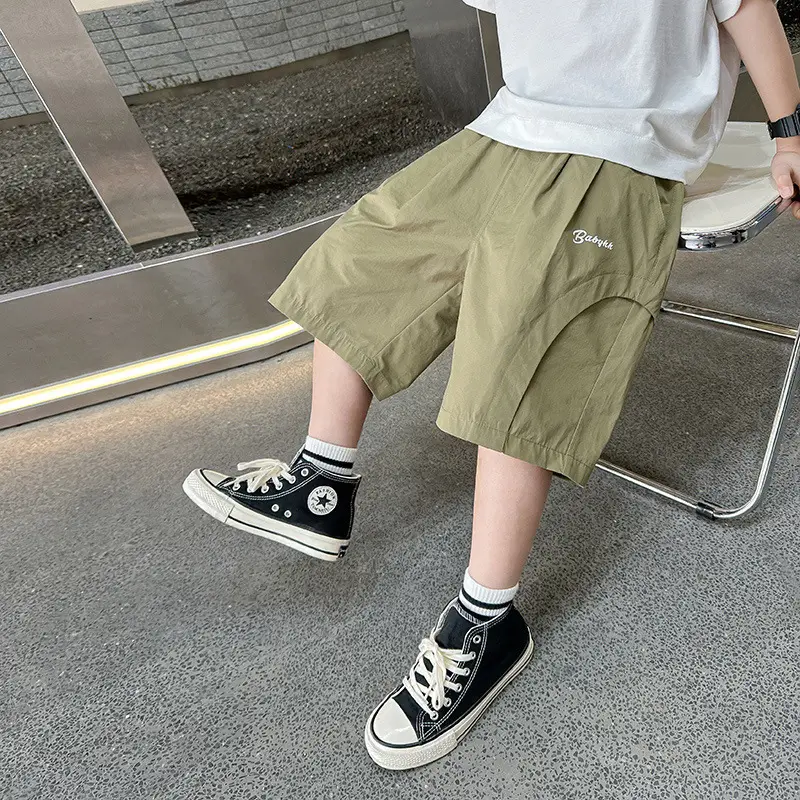 Kids White Western Shorts Summer 2025 - Image 2