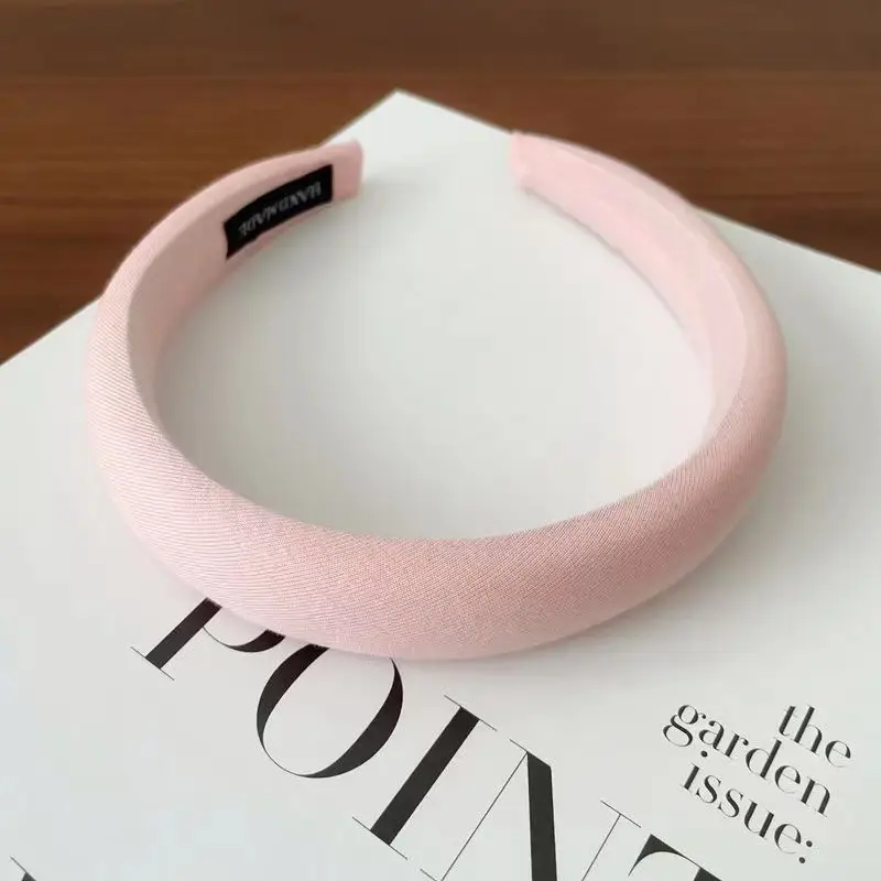 Candy Color Sponge Hair Band Women's Blue Cranial Top - Image 2
