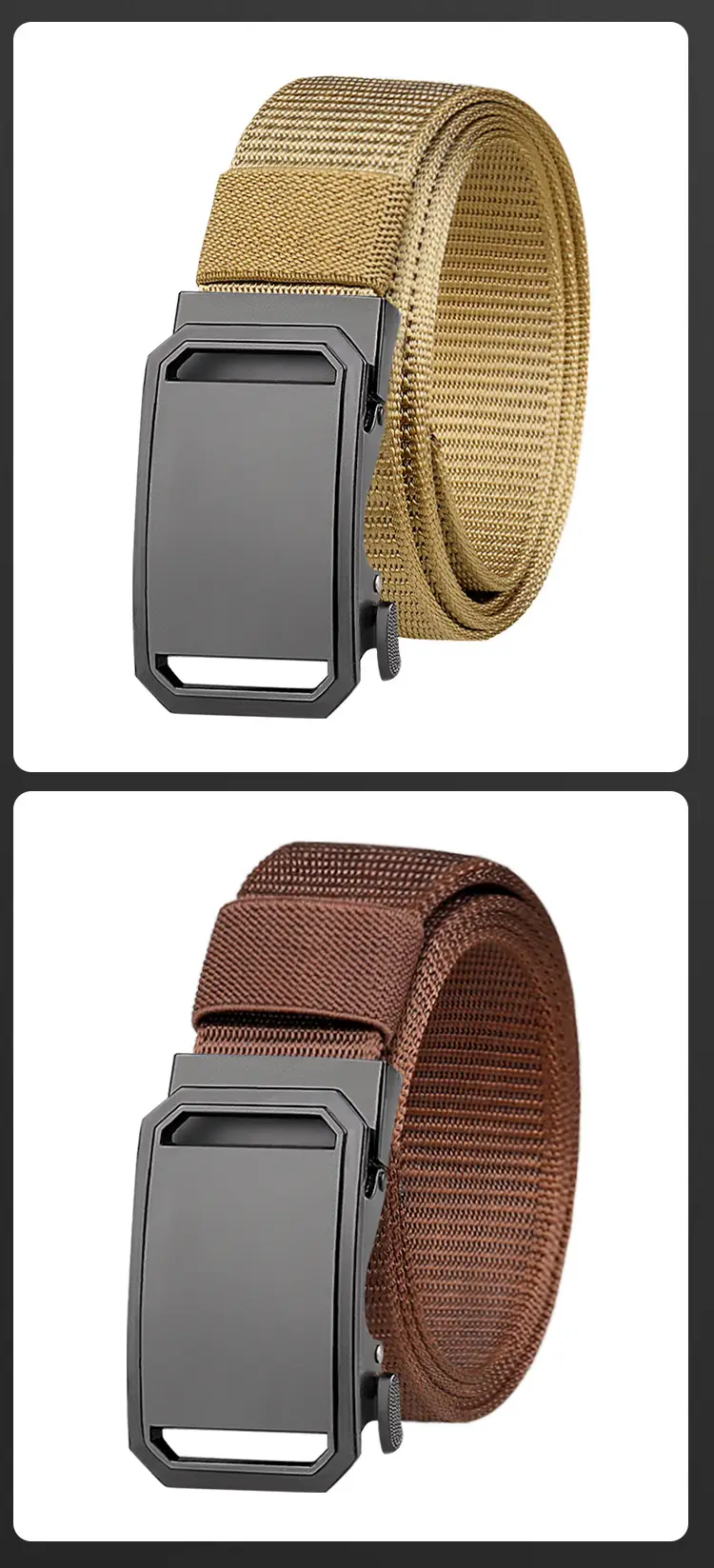 Men's 2023 Tactical Belt Alloy Buckle All-match β feature 14