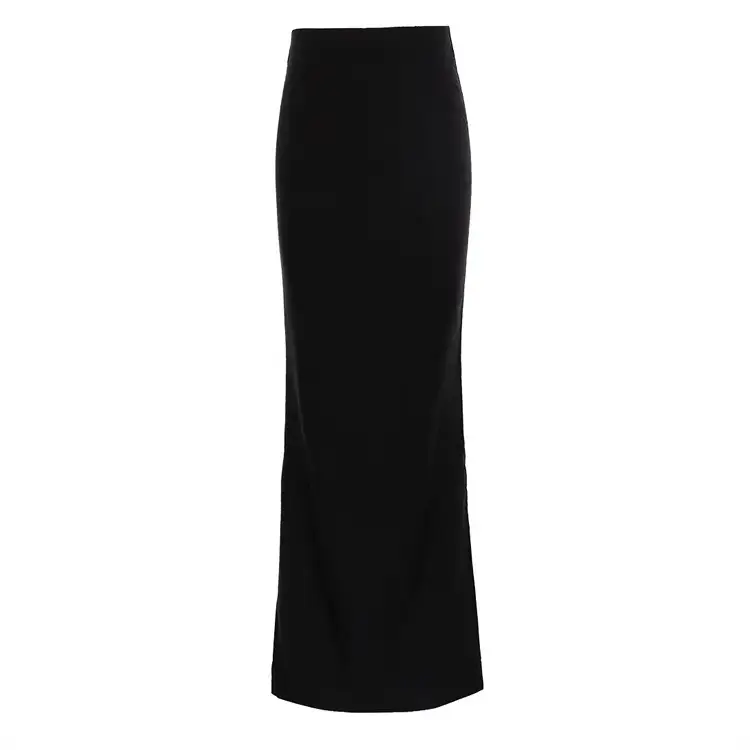 Black Slim Fit Hip Skirt for Women 2024 - Image 6