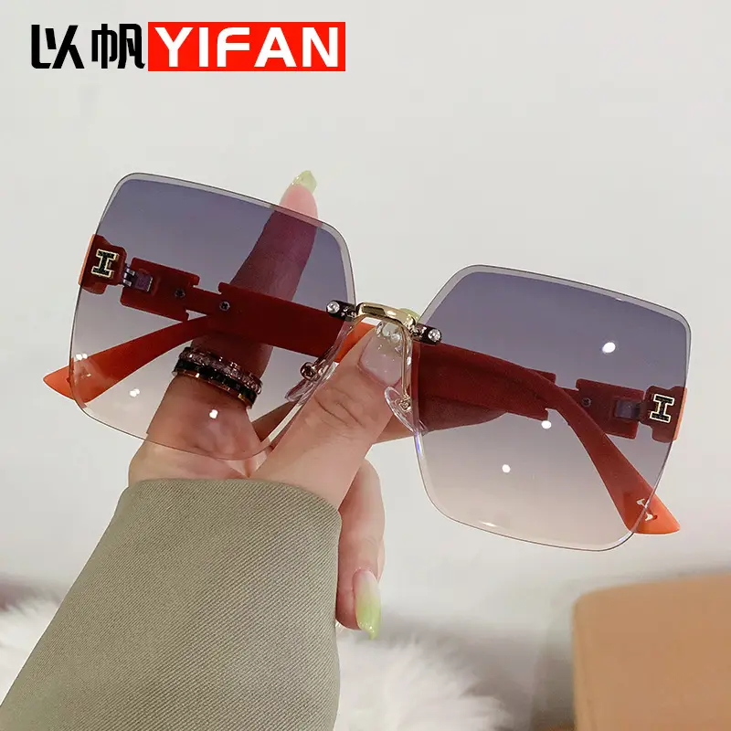 Women's Anti-Ultraviolet Sunglasses Black - Image 5