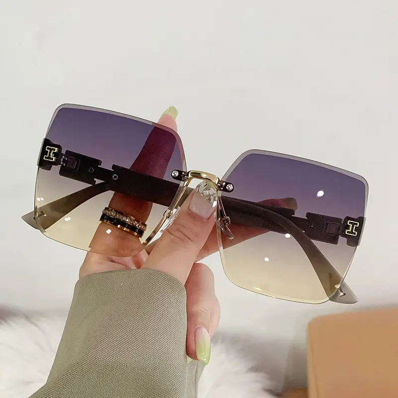 Women's Anti-Ultraviolet Sunglasses Black - Image 4