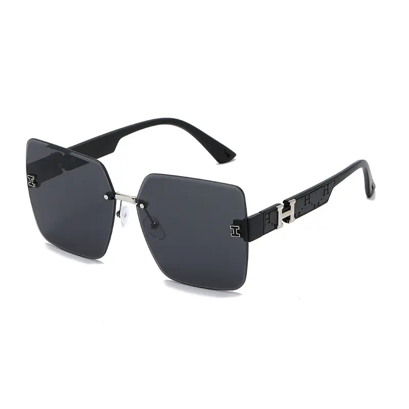 Women's Anti-Ultraviolet Sunglasses Black - Image 7