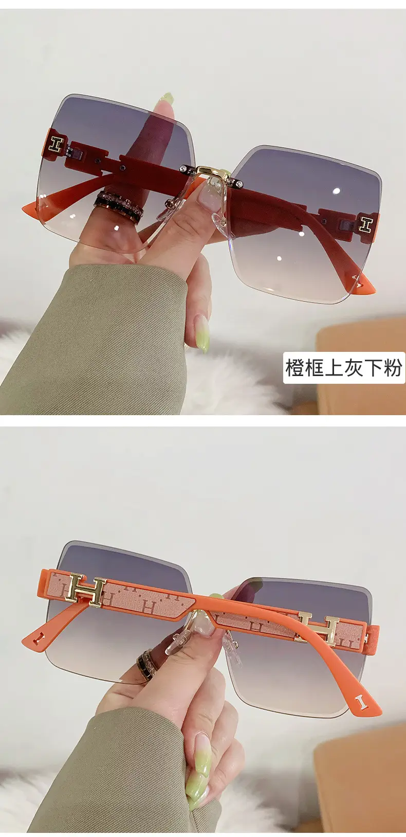 Women's Anti-Ultraviolet Sunglasses Black — feature 10