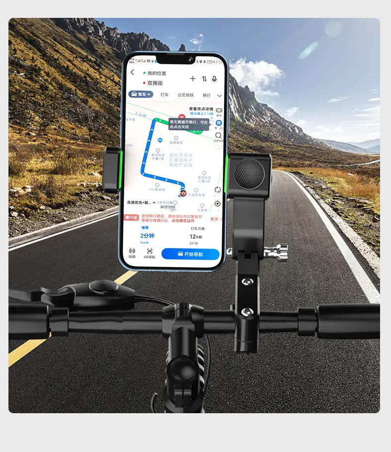 Multi-Use Mobile Phone Holder for Bikes Motorcycles Electric Scooters — feature 14