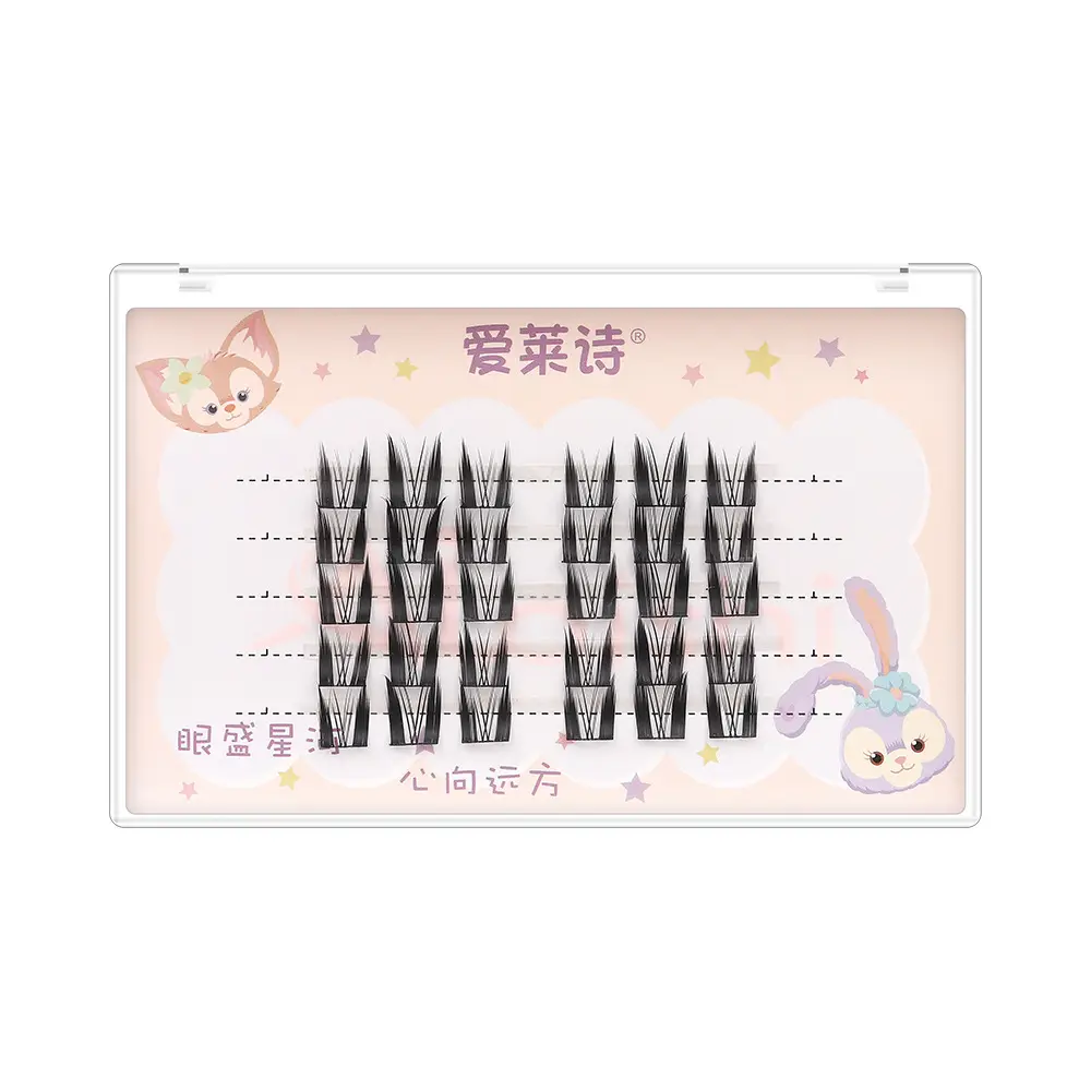 Laishi False Eyelashes Natural Sunflower Cluster 8ml