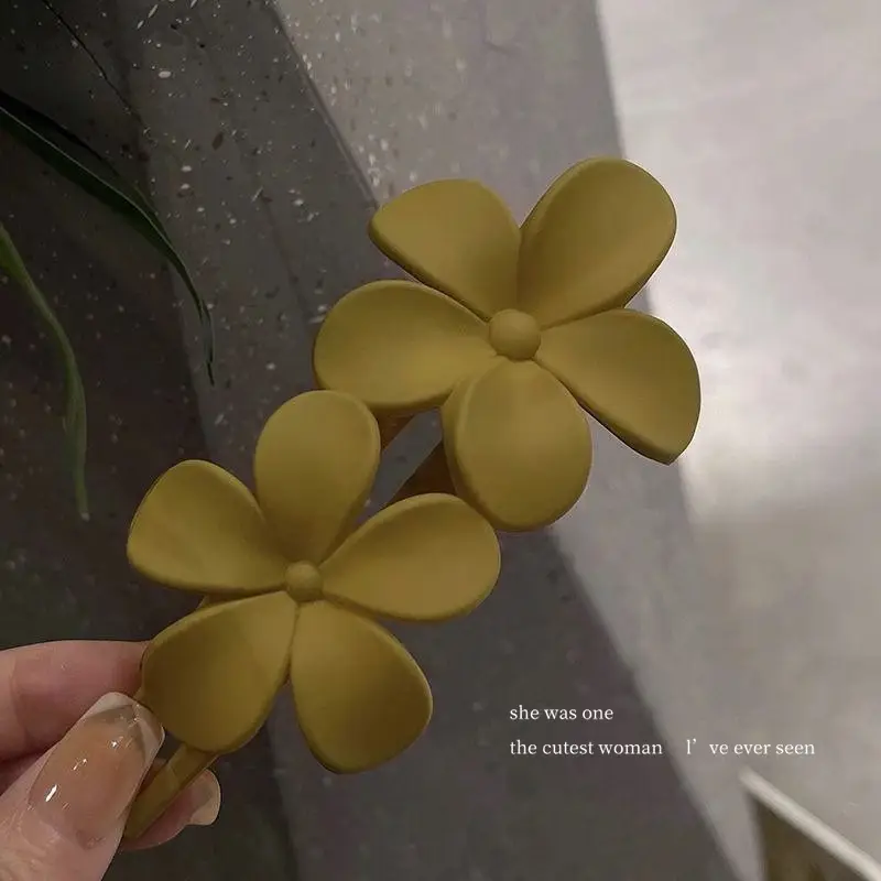 Frosted Flower Clip for Girls Hairpin — feature 8