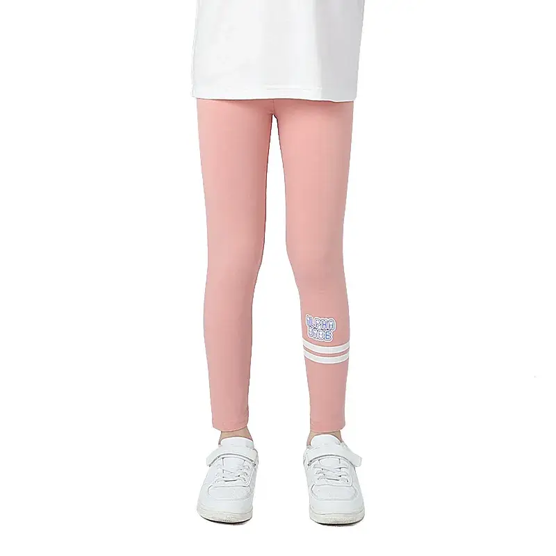 Spring Korean version of children's clothing new girls' leggings large children's elastic breathable thin children's mosquito pants wholesale