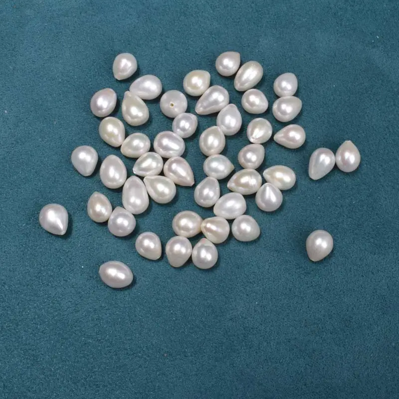 Natural Freshwater Pearl Rice Beads 8-9mm Baroque — feature 5