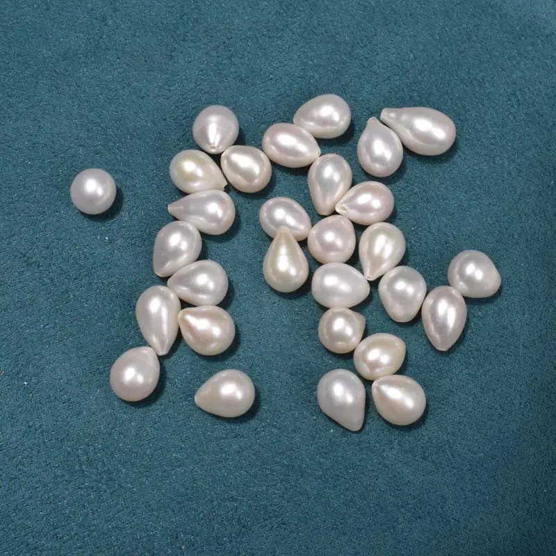 Natural Freshwater Pearl Rice Beads 8-9mm Baroque — feature 8