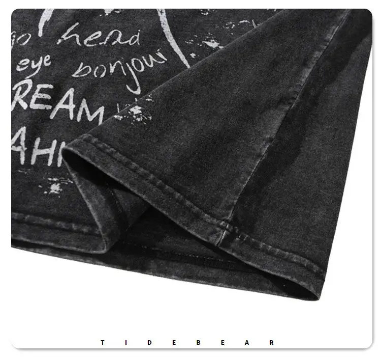 Tidebear Black Sleeveless T-Shirt with Eye Design — feature 14