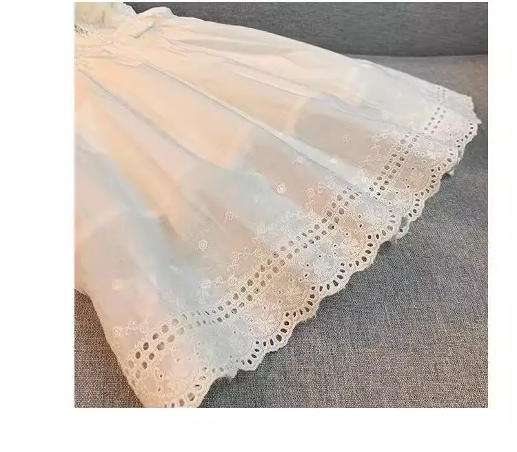 2023 Summer Girls' White Korean Style Sleeveless Dress — feature 1