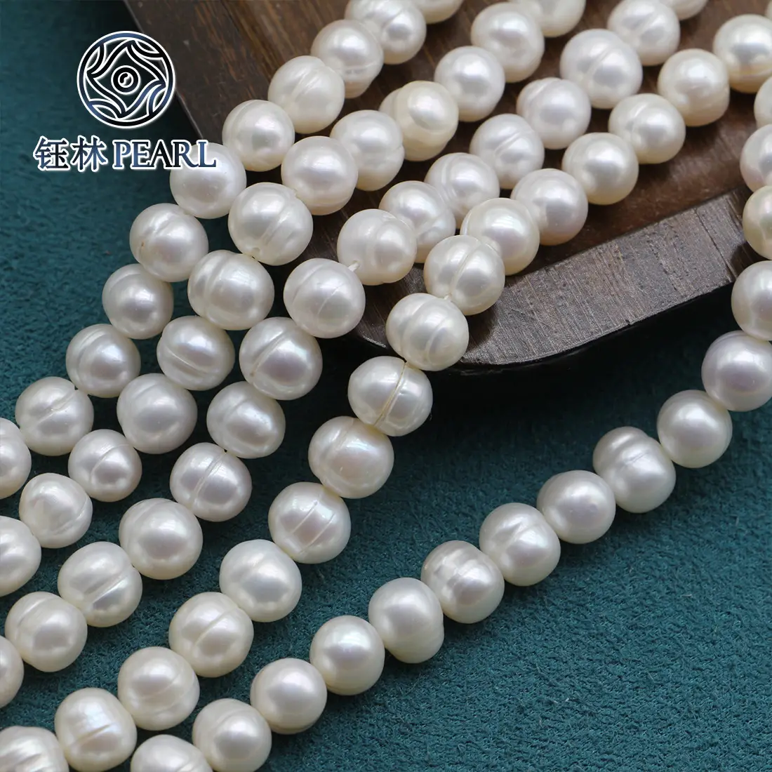 Freshwater Pearl Day Round Necklace Beads 8-9mm - Image 4