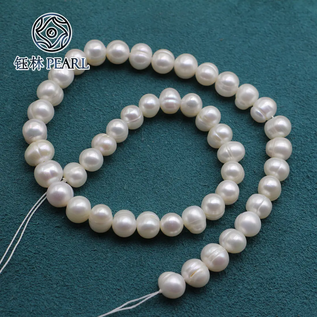 Freshwater Pearl Day Round Necklace Beads 8-9mm - Image 5