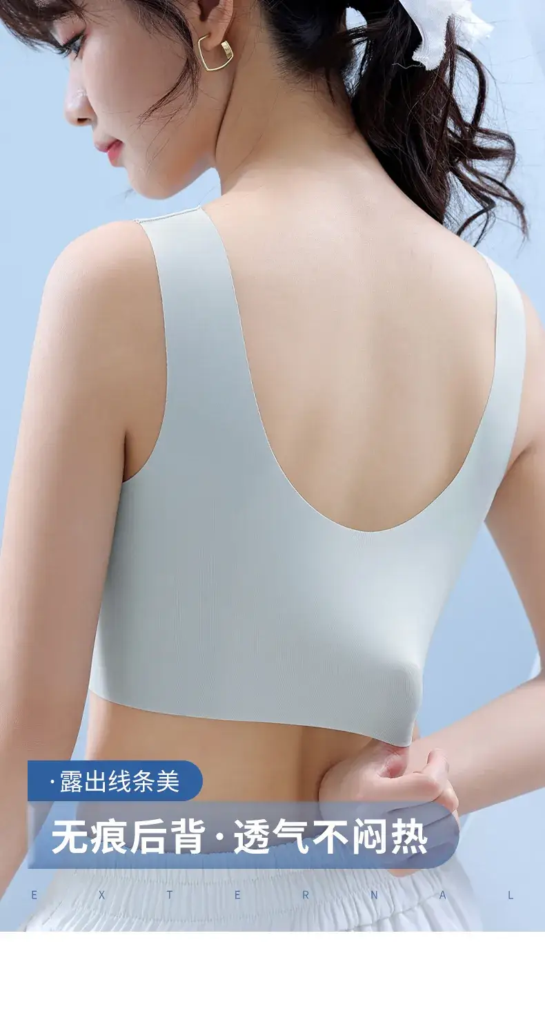 Women's Summer Push-Up Bra White Anti-Sagging — feature 18