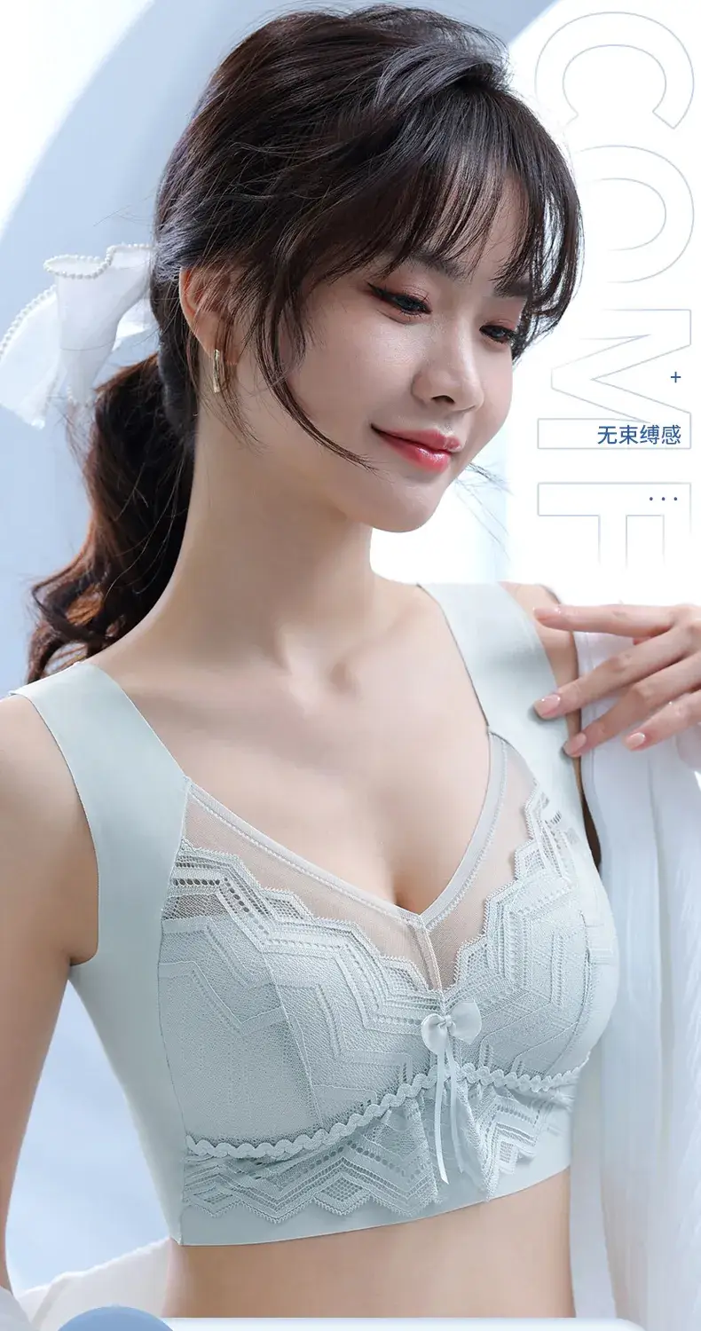 Women's Summer Push-Up Bra White Anti-Sagging — feature 2