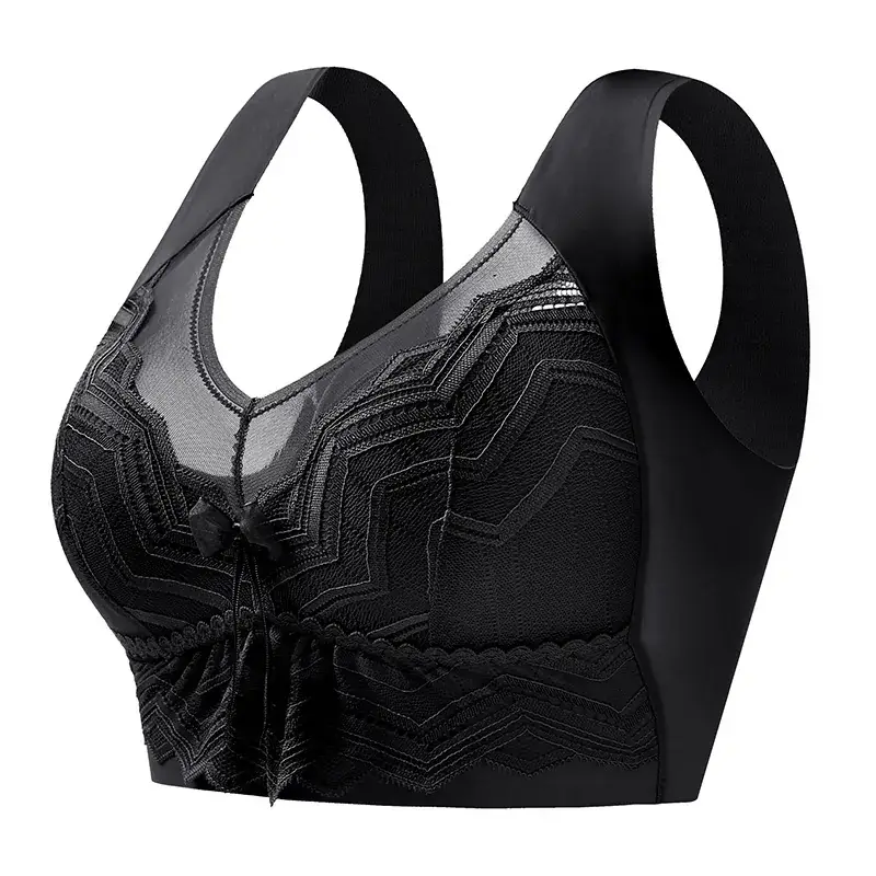 Women's Summer Push-Up Bra White Anti-Sagging - Image 5