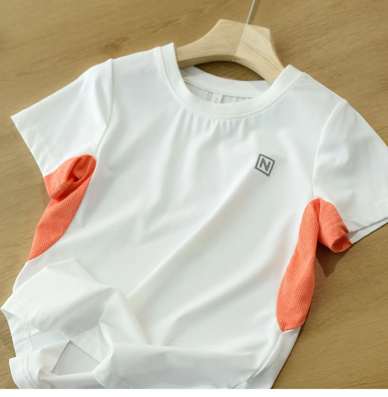 Men White Red Orange Cotton Shorts Medium Large — feature 17