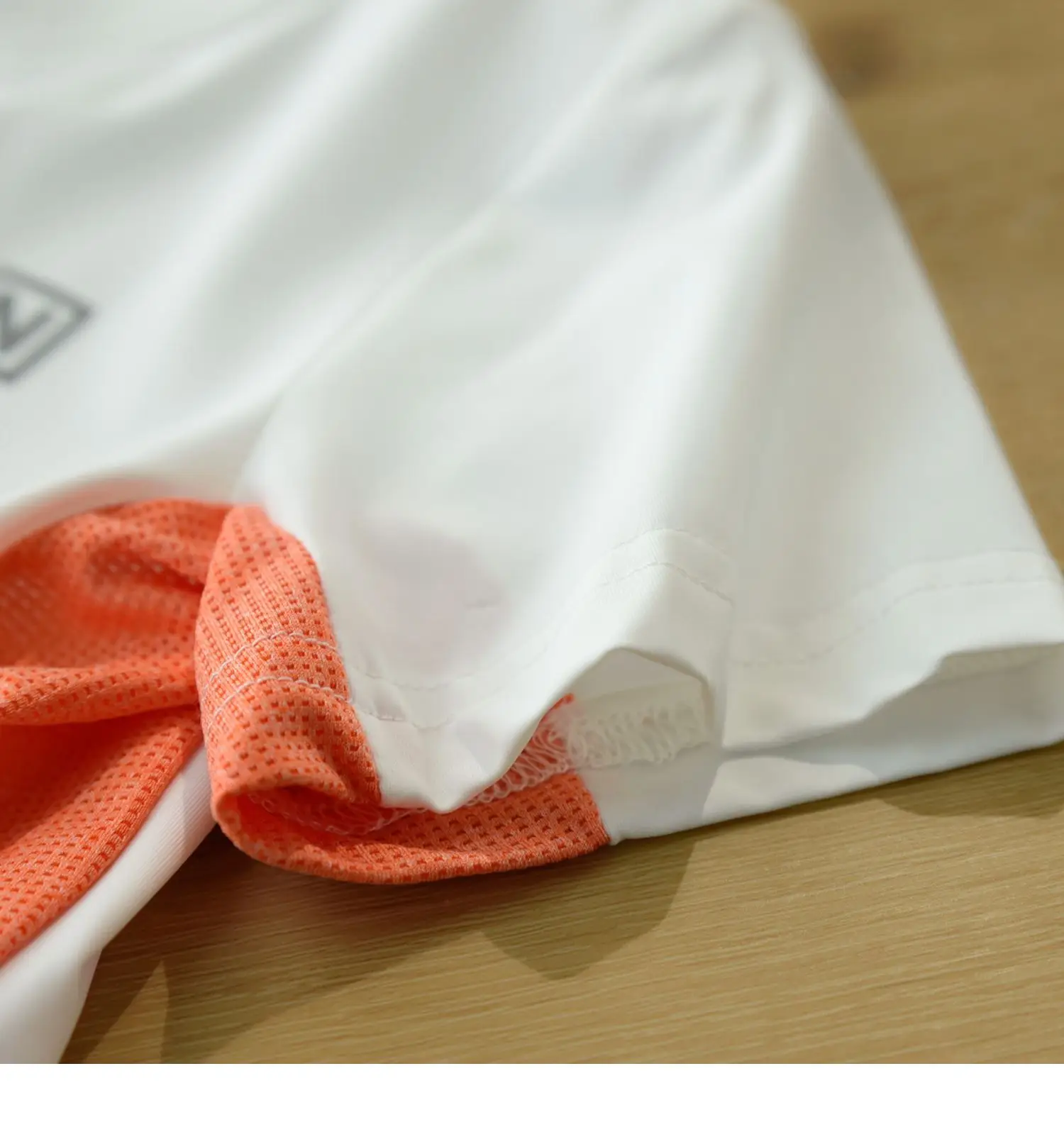 Men White Red Orange Cotton Shorts Medium Large — feature 21
