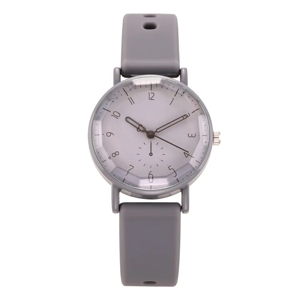 Women's Pink Silicone Watch with Digital Display - Image 2