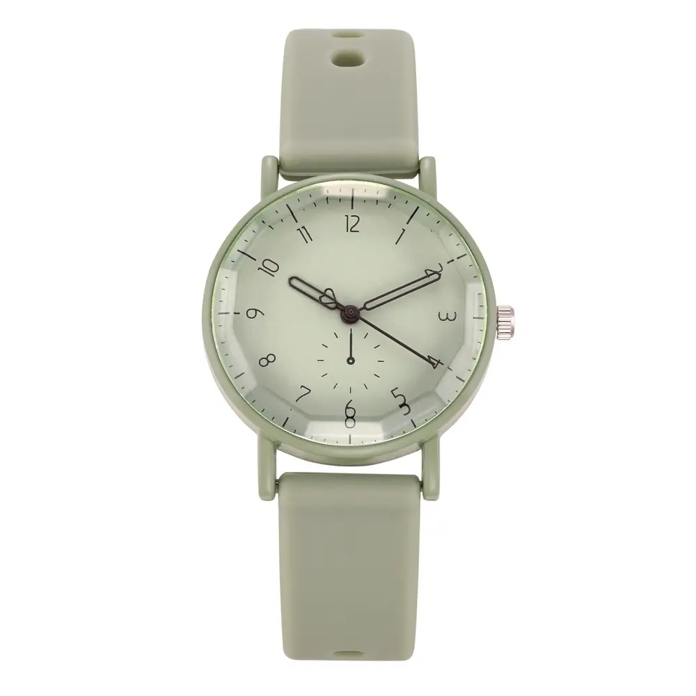 Women's Pink Silicone Watch with Digital Display - Image 4
